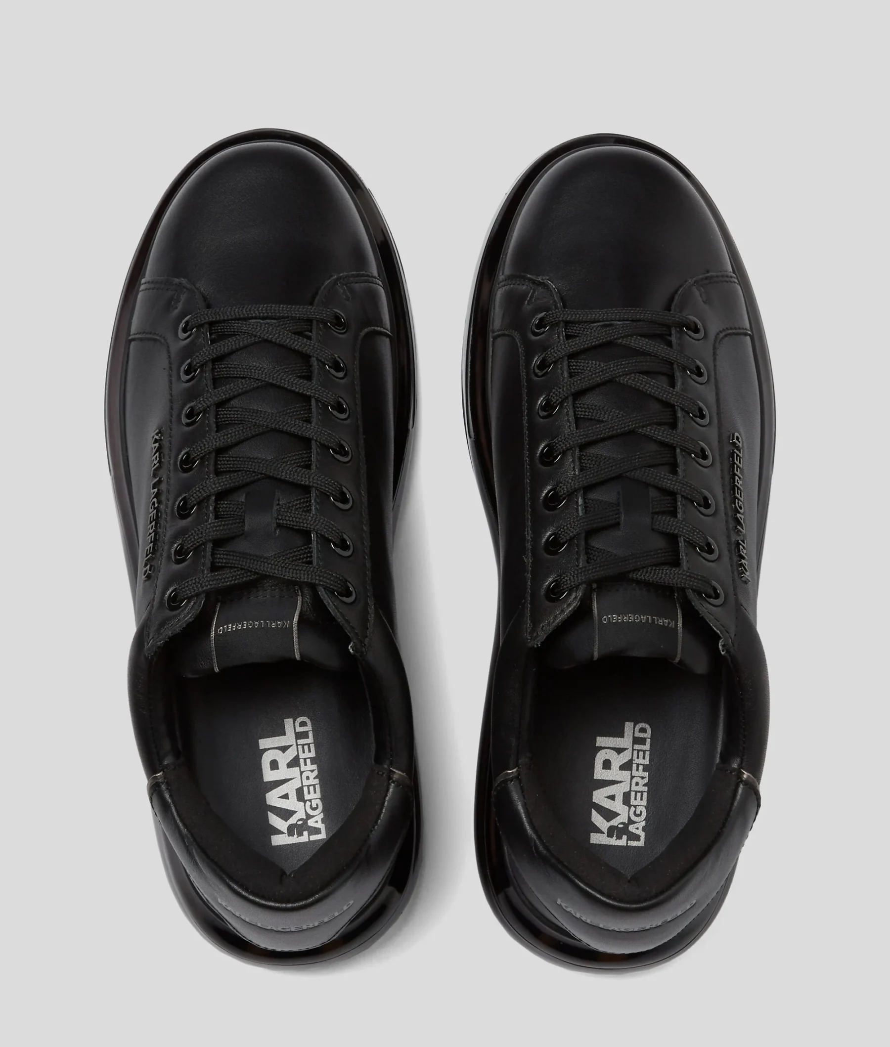 KARL LAGERFELD | SNEAKERS CON CORDONES KAPRI KUSHION NEGRA - Imagen 4